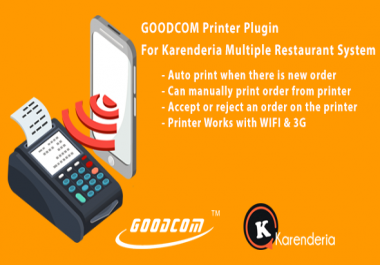 GoodCom Printer Plugin For Karenderia Multiple Restaurant System
