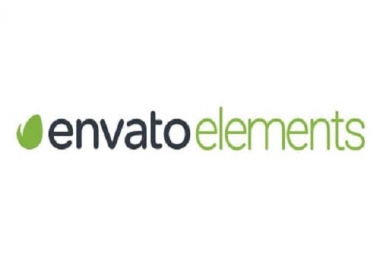 I will give you any item or template from envato elements