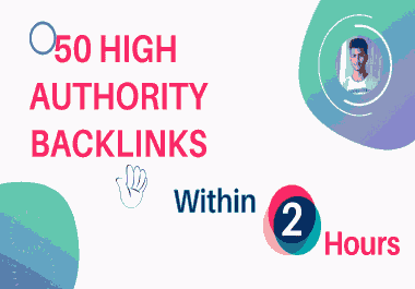 I will do 50 manual high authority quality seo dofollow backlinks link building