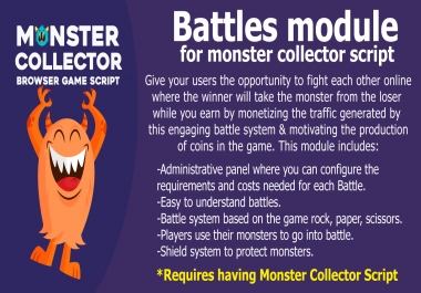 Module Battles for Monster Collector Script