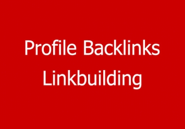 Create 140 Do Follow Manually PR1-PR9 and High DA Profile Backlinks for You