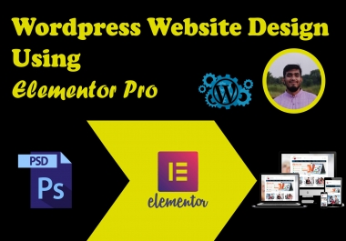 create or redesign wordpress website or landing page using elementor