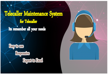 Telecaller Maintenance System In PHP and Mysql