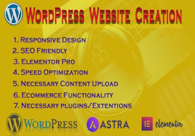Create or Customize WordPress Website