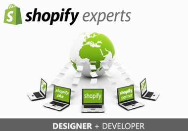 I will design and develop a professional shopify store for you