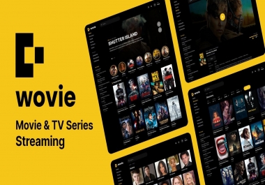 Wovie &ndash Movie and TV Series Streaming Platform Script