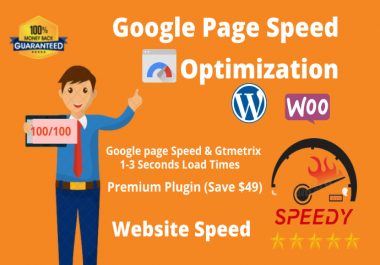 I will do wordpress website speed optimization with google pagespeed,  gtmetrix and pingdom