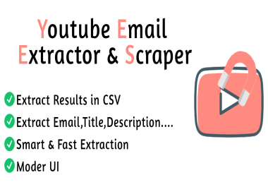 Youtube Email Extractor & Scraper