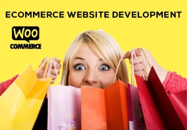 I will design ecommerce website online store with wordpress woocommerce