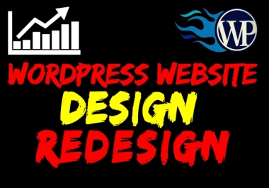 I will create or redesign wordpress,  ecommerce website,  landing page