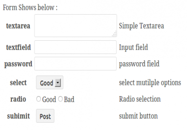 PHP FORM simple form generator