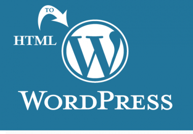 Convert Html to Wordpress Website