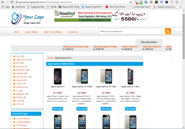 Mobile Phones Price,  Review and Specification Website Script