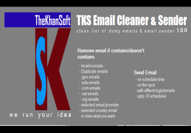 Email List Cleaner & Sender