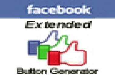 Extended Facebook Like Button Generator Script
