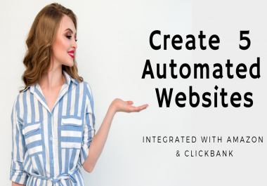 Create 5 Websites For Autopilot Income In Top Niches