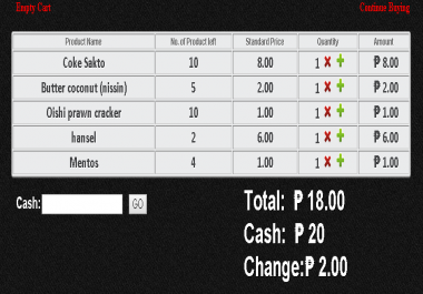 Online Inventory system plus point of sale using php