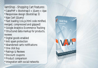 VamShop Bootstrap + jQuery + Ajax Cart