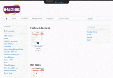 Your own Auction site - Create your own eBay