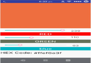 HEX code generator Android app