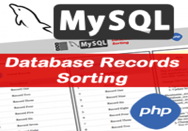 MySQL Drag and Drop Record Sorting PHP