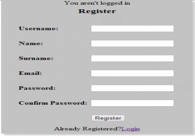 Secure Login And Register Script
