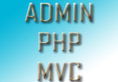 Admin PHP MVC application