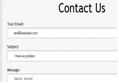 Stylish PHP Contact Form