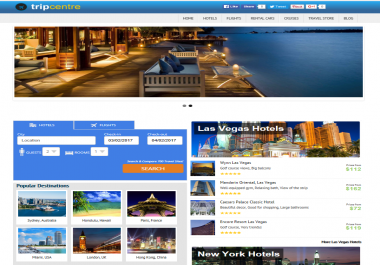 Travel Booking Website Script